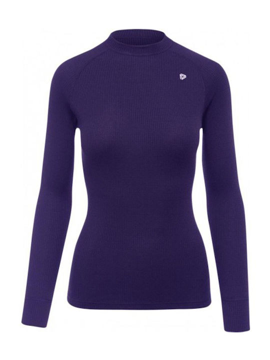 Thermowave Original Bluza termica pentru femei cu maneci lungi Albastru