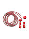 Elastic Shoelace Clip 1.20cm Red