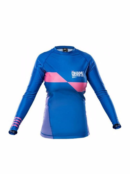 Okami Long Sleeve Shirt ORS106_2 for Jiu-Jitsu Blue