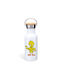 Wasserflasche Rostfreier Stahl 650ml Weiß