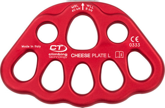 Climbing Technology Rettungsplatte Rot