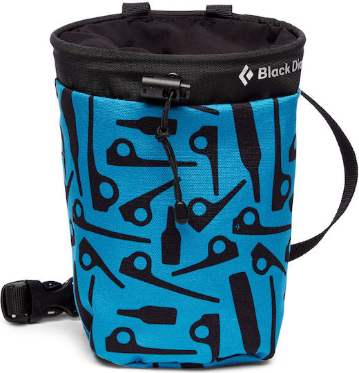 Black Diamond Gym Chalk Bag Piton Print Калъф Магнезия Светлосин