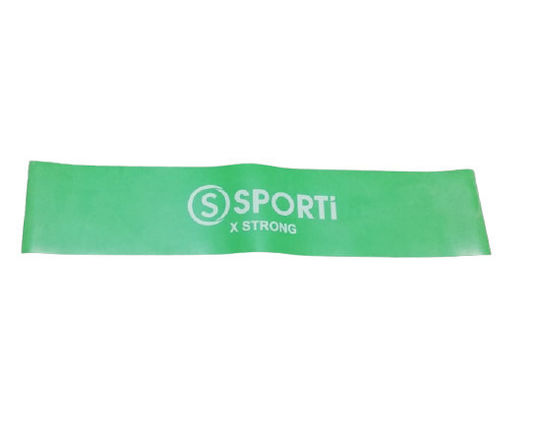 Sporti Mini Resistance Band Loop Very Hard Green 0.5m