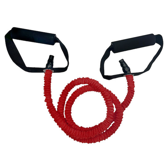 Trendy Sport Resistance Band Gymtube Hard with Handles Red 1.3m