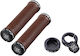 Reverse Grip Nico Vink Lock On 30mm Maro Negru Mânere Pentru Ghidon De Bicicletă