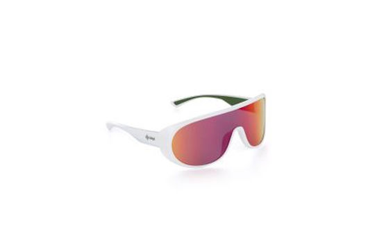 Kilpi Cycling Glasses with White Frame & Multicolour Lenses