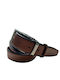 Men's Belt Leather Tabac Brown
