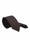 Set Krawatte & Taschentuch Dunkelbraun 6cm