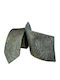 Octopus Pocket square Men's Tie Set Silk Printed in Gray Color