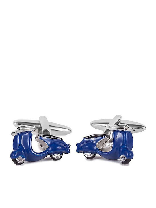 Vespa Μανικετόκουμπα από Ατσάλι σε Μπλε Χρώμα