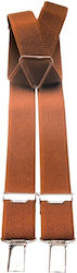 Victoria Kinder Hosenträger Tabac Brown mit 3 Clips