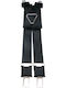 Victoria Kids Suspenders with 3 Clips Black