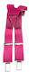 Victoria Kids Suspenders with 3 Clips Fuchsia