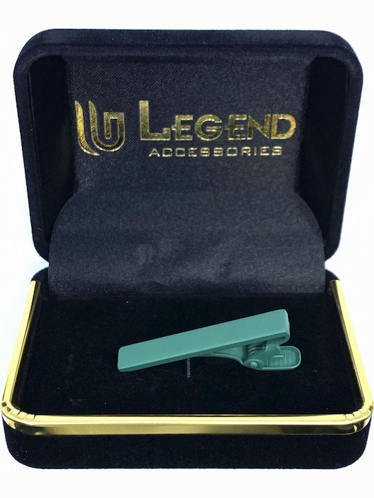 Legend Accessories Клип за вратовръзка Зелен