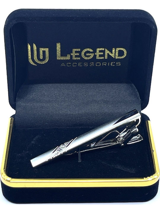 Legend Accessories Clip Γραβάτας από Ασήμι
