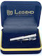 Legend Accessories Silver Tie Clip Silver 5cm
