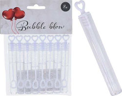 Set/8 Baloane De Săpun 10ml 1x10,5cm Nuntă Inimioare Set/8 Baloane De Săpun 10ml 1x10,5cm Nuntă Inimioare