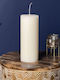 Pillar Candle 10x25cm White