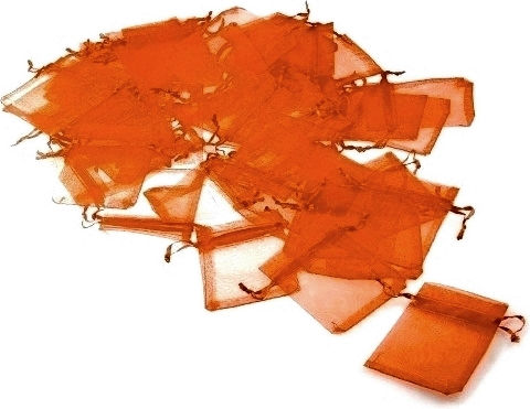 Πουγκί Ρυζιού 5x7,5εκ 100τμχ 07301 Πορτοκαλί