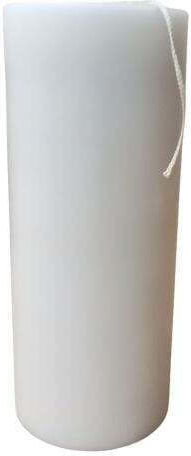Candle Pillar 15x30cm Hollow White
