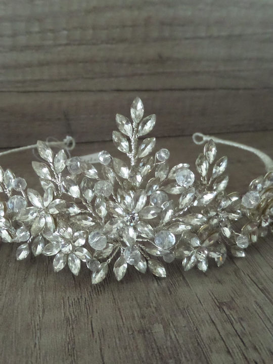 Bridal Tiara Crown K648 Sil-k648