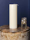 Candle Pillar 10x30cm White
