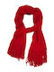 Women's Knitted Scarf Red