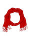 Women's Wool Scarf Red