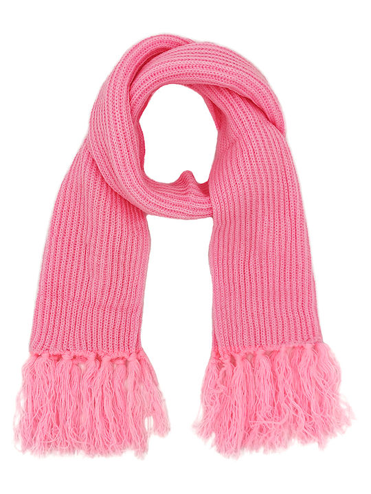 Women's Knitted Scarf Pink
