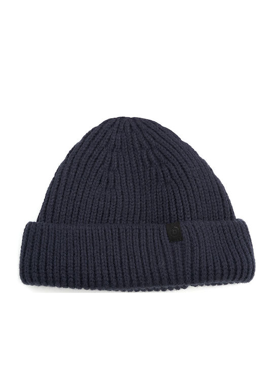 Beanie Ανδρικός Σκούφος Πλεκτός σε Navy Μπλε χρώμα