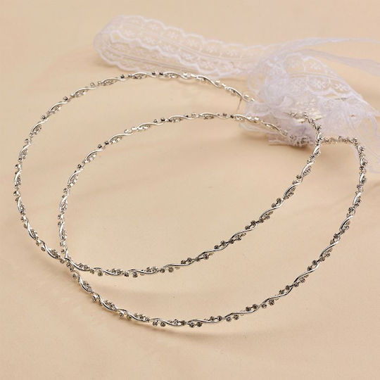 Pageri Handmade Silver Plated Wedding Crowns Pageri