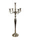Aluminum 5-Seat Candlestick 51x100cm Gold