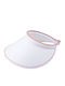 Brims and Trims Visor Cap Βαμβακερό Γυναικείο Καπέλο Visor Λευκό