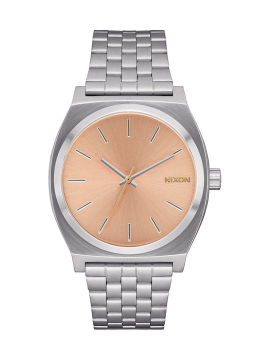 Nixon Time Teller Ανδρικό Ρολόι Μπαταρίας με Ασ...
