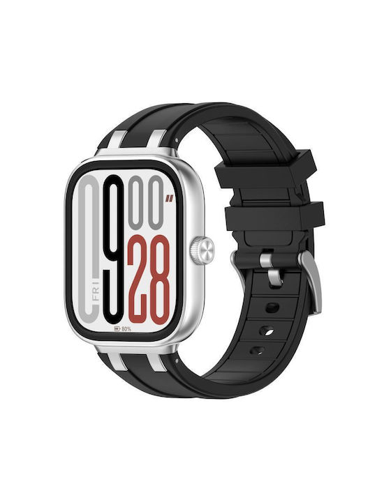 Λουράκι Σιλικόνης Ασημί (Smart Band 9 Pro)
