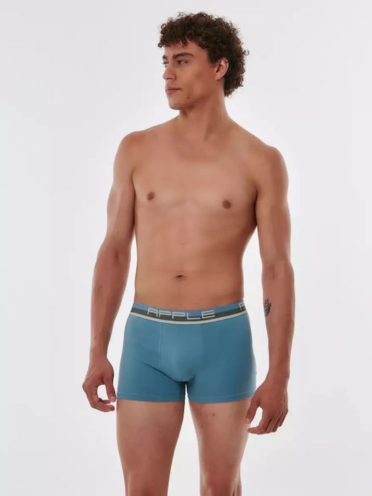 Apple Boxer Herren Boxershorts Türkis 1Packung