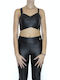 Women's Crop Top Sleeveless Black.