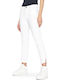 Damenjeans Mittelhohe Taille in Superenger Passform White