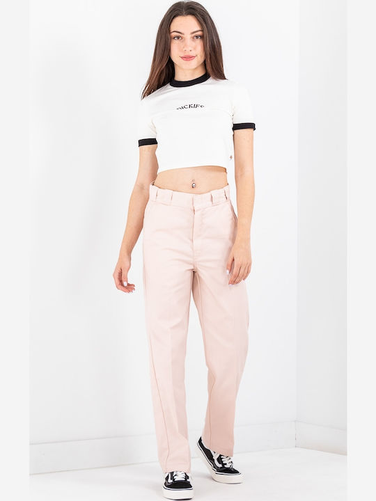 Elizaville Damen Stoff Hose Orange