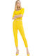 Дамско Capri Chino Панталон Yellow