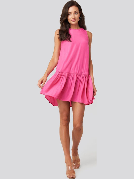 Dress Καλοκαιρινό Mini Φόρεμα Ροζ