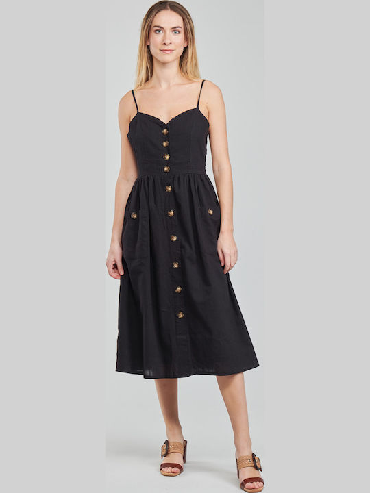 Betty London Vella Damenkleid Ganztägig Schwarzes