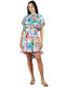 Sommer Mini Kleid Druck