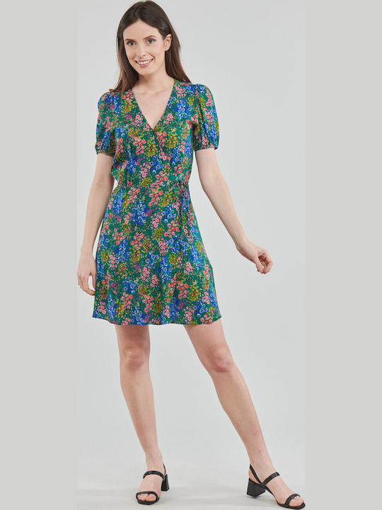 Sommer Mini Kleid Blumen