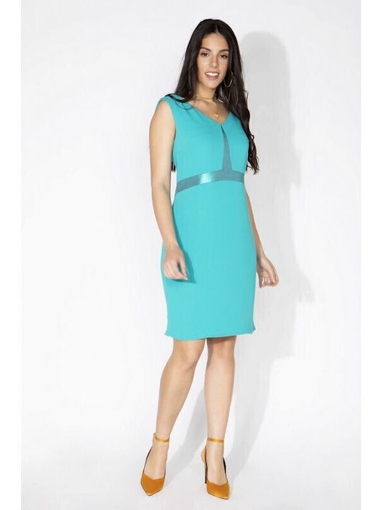 Vagias Dress Evening Turquoise
