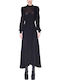 Midi Evening Dress Black