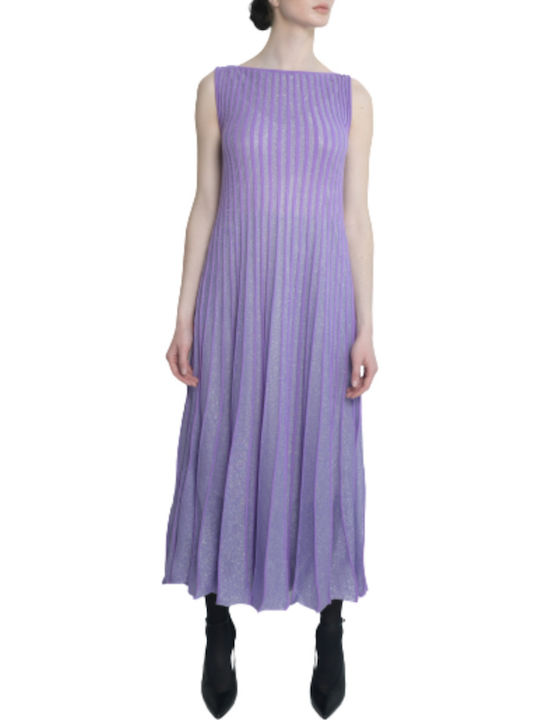 Midi Dress for Wedding and Christening Lilac