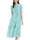Καλοκαιρινό Midi Φόρεμα Sm Turquoise
