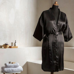 Bed&Bath Καλοκαιρινή Γυναικεία Ρόμπα Black