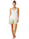 Penye Mood Sommer Damen Pyjama-Set